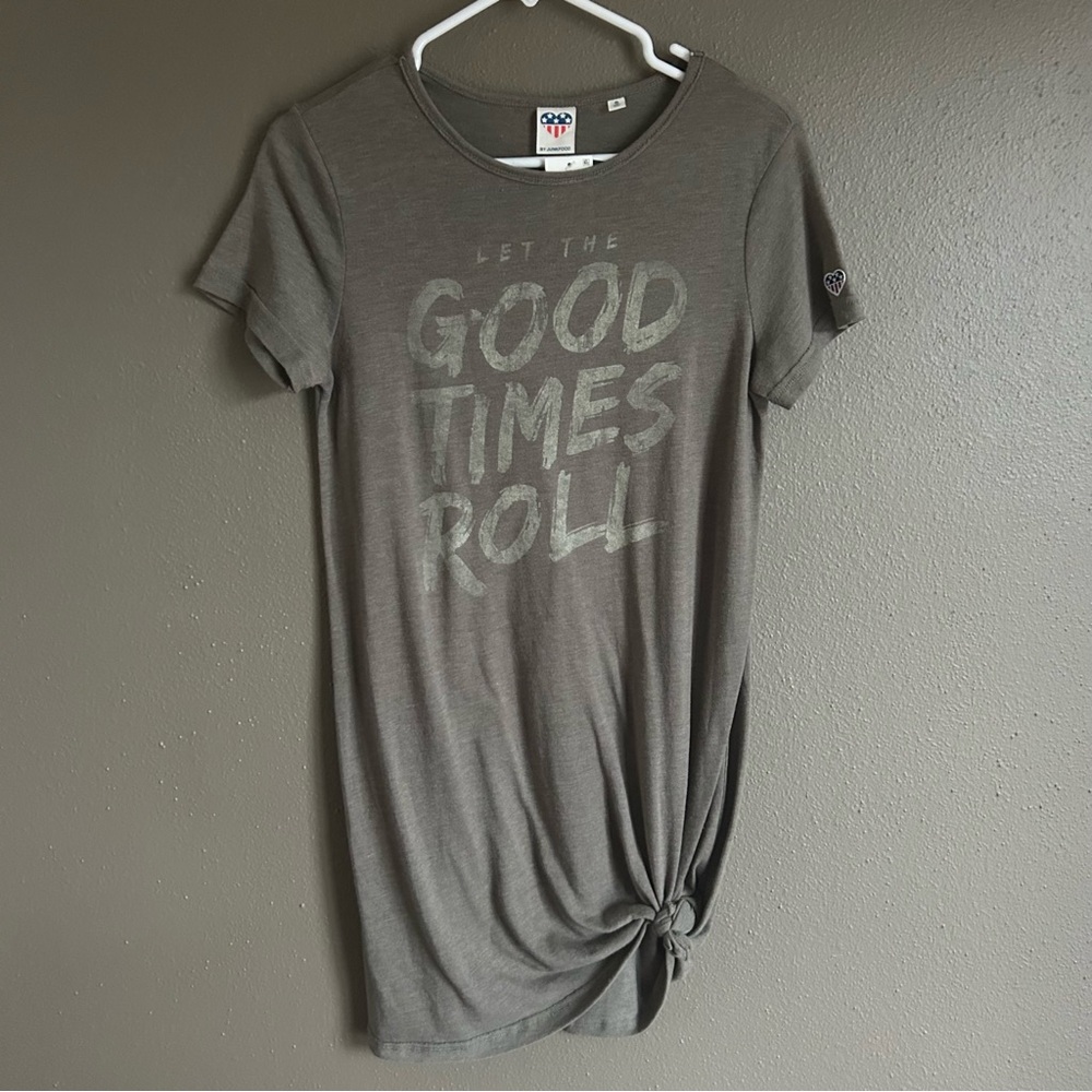 NWT Let The Good Times Roll T-Shirt Dress